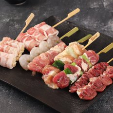인정식탁 [야키꼬치] 모듬꼬치 8개입 x 2팩 (데리야끼소스 증정)