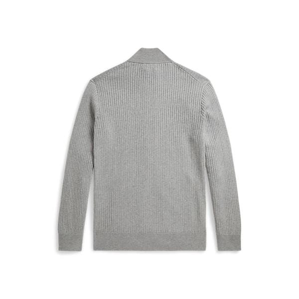 남성 리브 니트 코튼 풀 지퍼 스웨터(MNPOSWE16822539020)