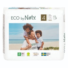 [Eco by Naty] 네띠 친환경 기저귀 (밴드/팬티)  4팩 (선택)