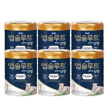 매일 분유 앱솔루트 산양분유  리뉴얼 1단계(0~6개월) 750g 6캔