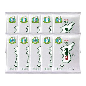 [지도표성경김 본사]재래 전장김 30g x 10봉