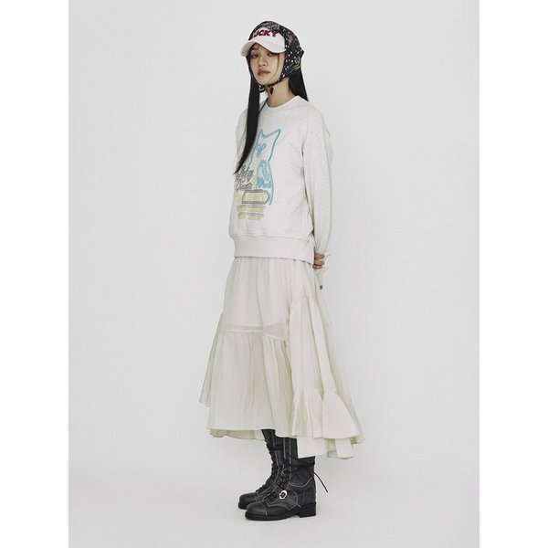 [Holiday Edition] Denim Like MIX Slip Dress (light beige)_LFDAS25020BEL