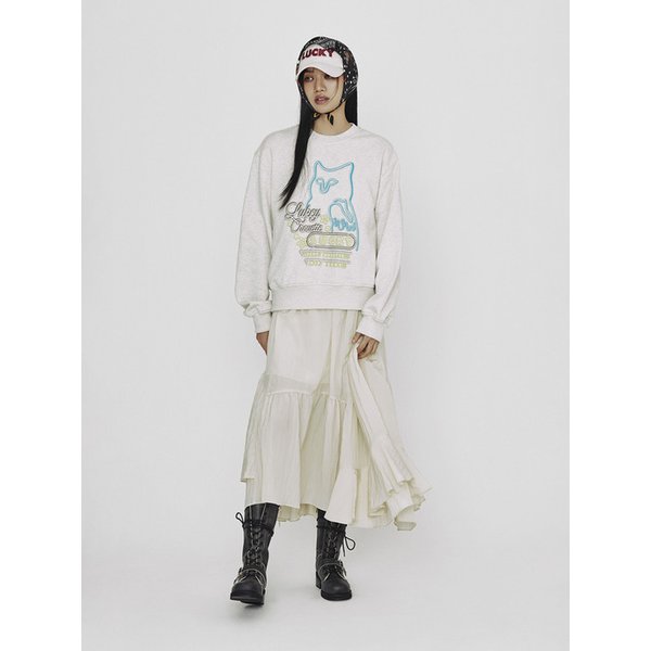 [Holiday Edition] Denim Like MIX Slip Dress (light beige)_LFDAS25020BEL