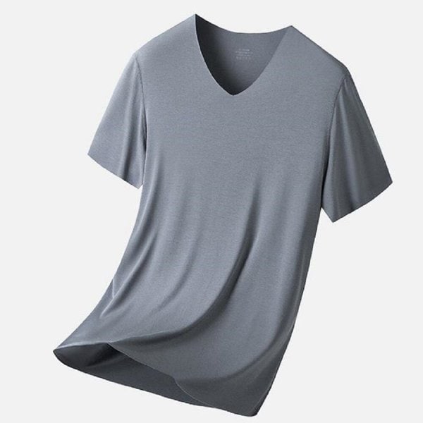 남자 여름 브이넥 쿨링 아이스 무지 반팔 티 OC-TSH-SWFFRIK0