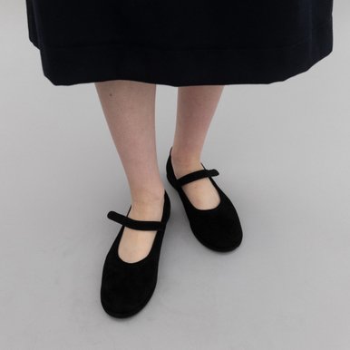 Danghye mary jane shoes Suede Black