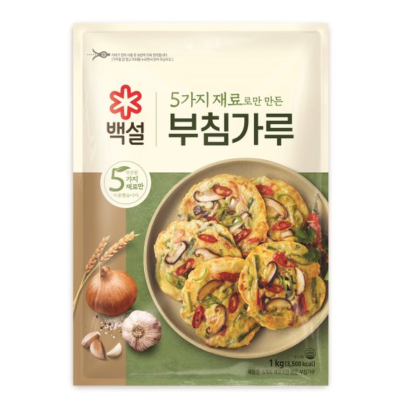 백설 5가지재료 부침가루 1kg