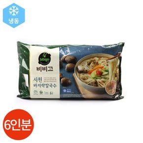 비비고 바지락 칼국수 321g x 6개