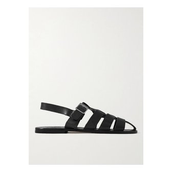 그랜슨 그렌슨 퀸시 가죽 피셔맨 샌들 블랙 1647597351867771