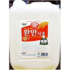 조미료 식초 기타식초 식당 식자재 주방 재료 환만식초 롯데 15L