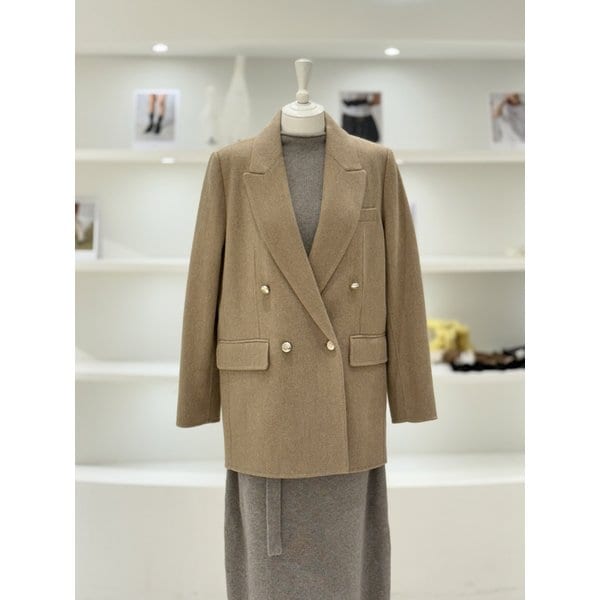 [여주점] 여성 피크드 카라 핸드메이드 자켓 (D244MSF560)