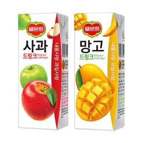 드링크 190ml 망고x32팩+사과x32팩