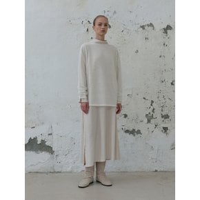 boatneck sheer knit (ivory)