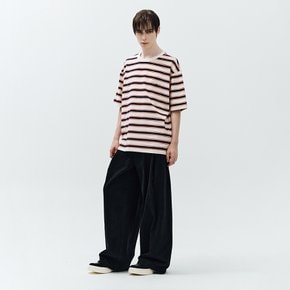 멀티 스트라이프 티셔츠 네이비 ZH5TS507NY