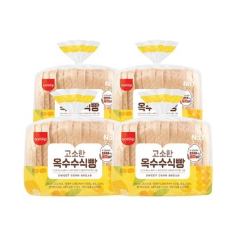  [JH삼립] 고소한 옥수수식빵 390g 4봉