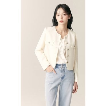 로엠 칼라리스 조직감 자켓_RMJKF24R11