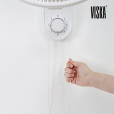 비스카 벽걸이 팬 서큘레이터 기계식 선풍기 VK-102FW