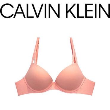 Calvin Klein Underwear 캘빈클라인 SEDUCTIVE COMFORT 푸쉬업 브라팬티세트 QF6016 오렌지