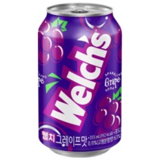 찬스유통 / 농심 웰치스 포도 355ml x 1캔