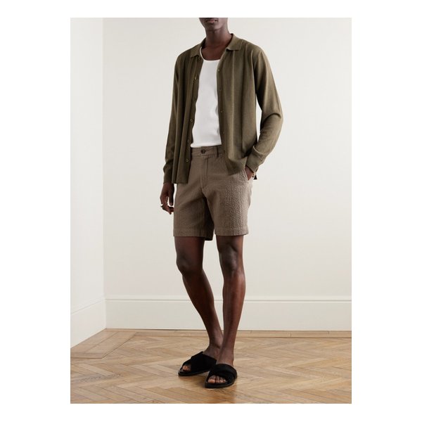 미스터 피 골지 스트레치 코튼 저지 탱크 탑 화이트 1647597331955597