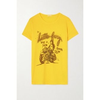 마더데님 박시 구디 구디 프린트 코튼 저지 티셔츠 46376663162988189