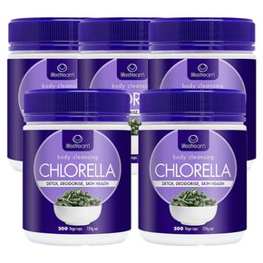 뉴질랜드 라이프스트림 오가닉 클로렐라 크로렐라 500mg 200정 CHLORELLA 5팩