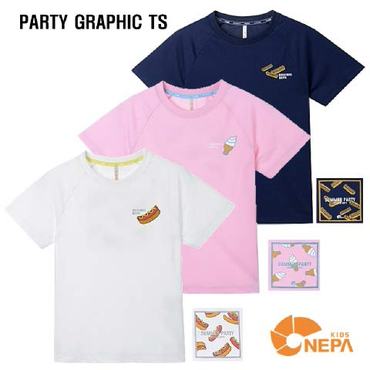 네파키즈 파티 그래픽 반팔티셔츠KFD5306