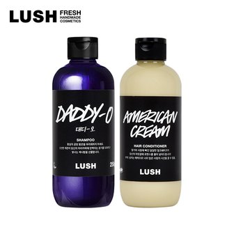 LUSH [공식]잔향 헤어케어 세트 (대디오 250g+아메리칸 크림 240g)