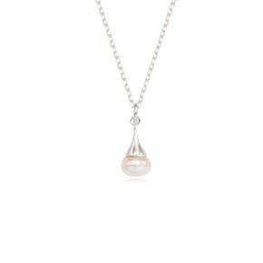 [sv925]Cone pearl necklace