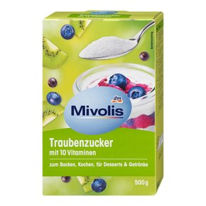 [해외직배송] 미볼리스 10종 비타민 함유 포도당 500g