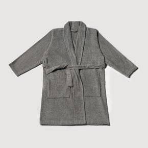 데일리 코튼 테리 배스 로브 그레이