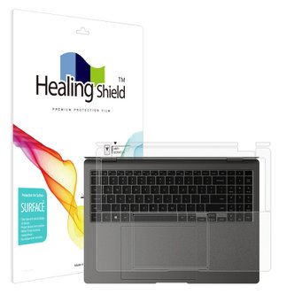 Healing Shield 갤럭시북3 프로 360 16인치 NT960QFG/QFT 무광 팜레스트/터치패드 필름 2매