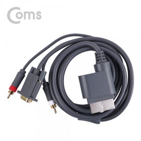 ND495 Coms AV케이블 XBox 360용 1.8M/ XBox-VGA 2RCA