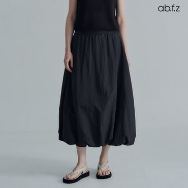 ab.f.z [ab.f.z/신상] 밴딩 플레어 벌룬 롱 스커트 (AFZ3MS32A)