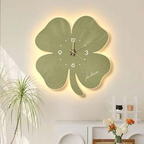 LED 램프 꽃모양 벽시계 거실 인테리어 무드 시계 1P