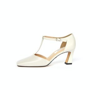 T-square Pumps_Cream