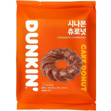 던킨 시나몬츄로넛 240g