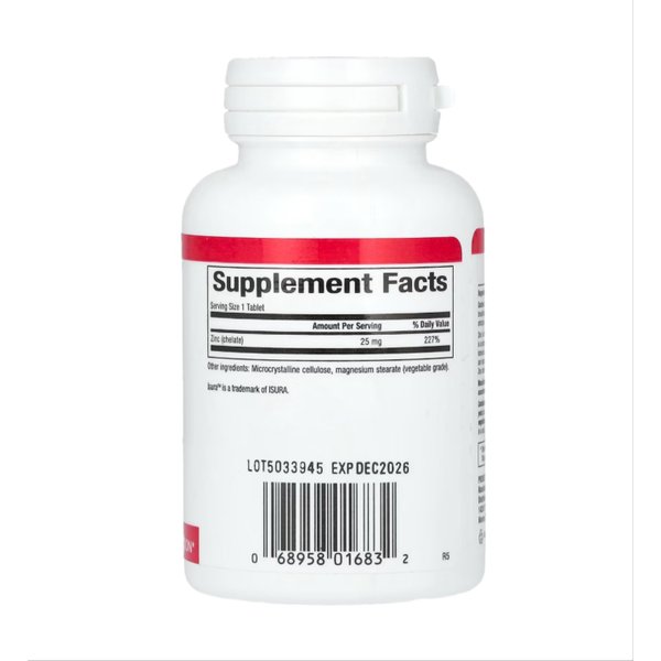 내추럴팩터스 아연 킬레이트 징크 시트레이트 25mg 90정