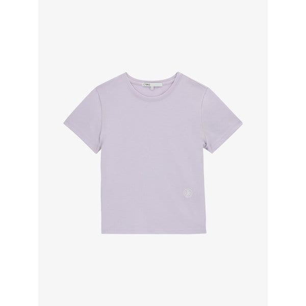 미니 로고 자수 반팔 티셔츠_8COLORS