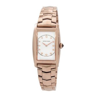 엠포리오아르마니 4202183 Emporio Armani Swiss Made Quartz Diamond White Dial Ladies Watch 71695230