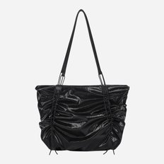 Deborah Ruched Bag Black