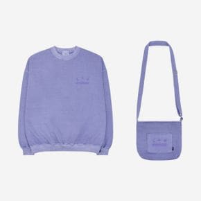 아이앱 스튜디오 피그먼트 스웨트셔츠  미니백 라벤더 IAB Studio Pigment Sweatshirt  Mini Bag