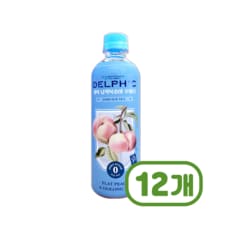 델픽 납작복숭아우롱티 제로아이스티 페트음료 500ml x 12개