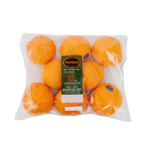 [미국산] 퓨어스펙 고당도 오렌지 5~6입/봉 (1.4kg내외)