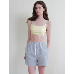 Clam short pants (blue)