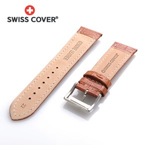 [정품] 스위스커버 SWISS COVER 22mm 소가죽 시계밴드 SC-2206 시계줄