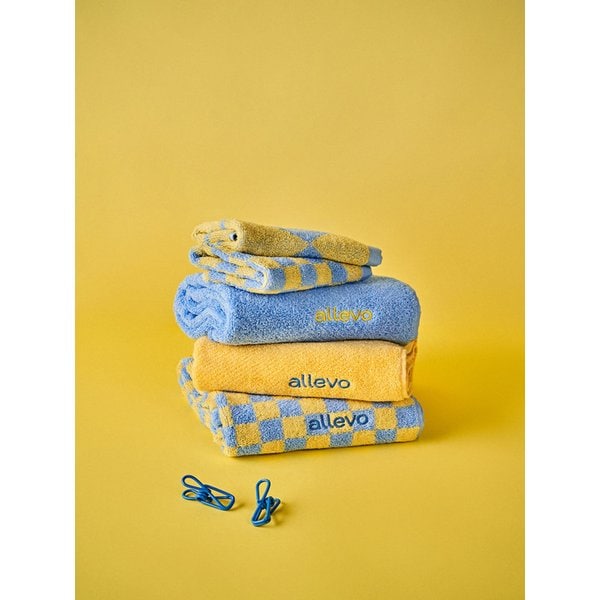 퓨어 코튼 알레보 디 엣지 타월세트 3P