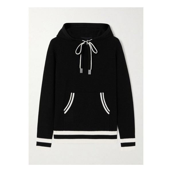 퍼펙트 모먼트 헤일리 투톤 메리노 울 후디 블랙 1647597343753726