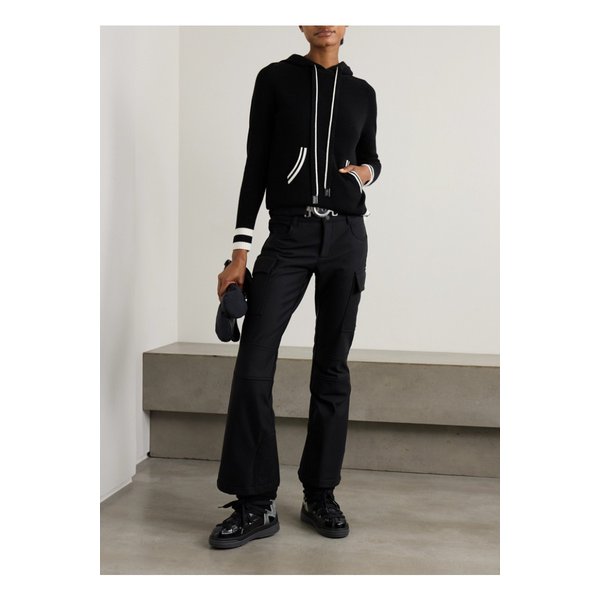 퍼펙트 모먼트 헤일리 투톤 메리노 울 후디 블랙 1647597343753726