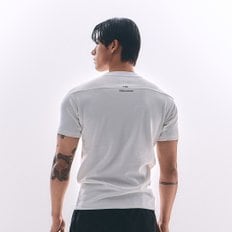 ALI THE GREATEST 머슬핏 숏 슬리브 화이트