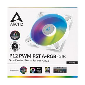 ARCTIC P12 PWM PST ARGB 서린 (white)